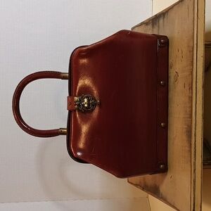 "RARE" Vintage 1960's Etienne Aigner Handmade Doctor Style Handbag